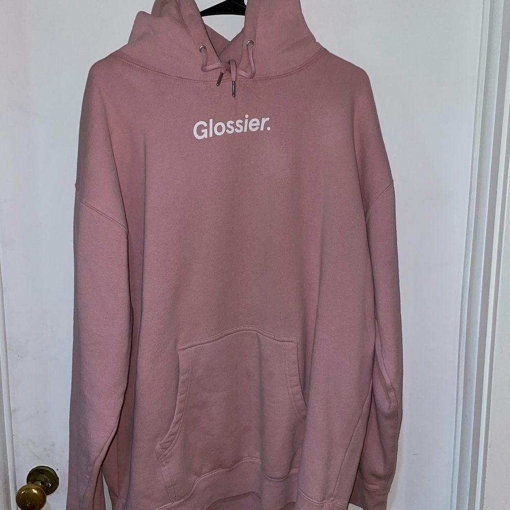 Glossier Pink Hoodie